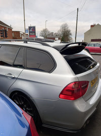 Load image into Gallery viewer, BMW 3 Series E91 Touring Estate Gloss Black Rear Roof Spoiler Lip Wing - STM STYLING 
