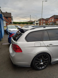 Load image into Gallery viewer, BMW 3 Series E91 Touring Estate Gloss Black Rear Roof Spoiler Lip Wing - STM STYLING 
