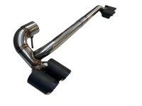 Load image into Gallery viewer, Exhaust Tips -  Bumper Diffuser - Fits BMW F30 F31 3 Series - Quad Exit - STM STYLING 
