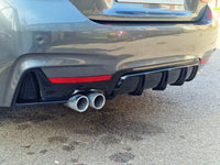 Load image into Gallery viewer, Rear Diffuser - Fits BMW F32 F33 F36 - 4 Series - M Performance - Gloss Black - STM STYLING 
