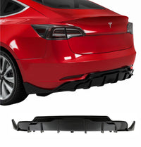 Load image into Gallery viewer, Tesla Model Y Aero Body kit Splitter Diffuser Spoiler Diffuser Gloss Black - STM STYLING 
