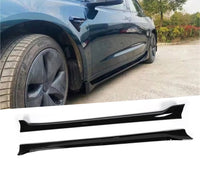 Load image into Gallery viewer, Tesla Model Y Aero Body kit Splitter Diffuser Spoiler Diffuser Gloss Black - STM STYLING 
