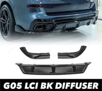 Load image into Gallery viewer, Gloss Black Rear Bumper Diffuser Side Cover For BMW G05 LCI X5 2023+ - STM STYLING 
