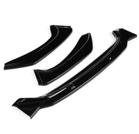 Load image into Gallery viewer, BMW 1 SERIES F20 F21 M SPORT LCI 2015-2019 GLOSS BLACK FRONT SPLITTER LIP - STM STYLING 
