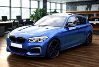 Load image into Gallery viewer, BMW 1 SERIES F20 F21 M SPORT LCI 2015-2019 GLOSS BLACK FRONT SPLITTER LIP - STM STYLING 

