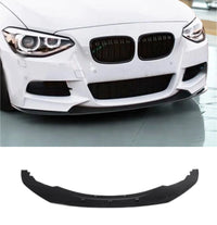 Load image into Gallery viewer, BMW 1 SERIES F20 F21 PRE LCI FRONT SPLITTER LIP M PERFORMANCE BLACK UK 2011-2014 - STM STYLING 
