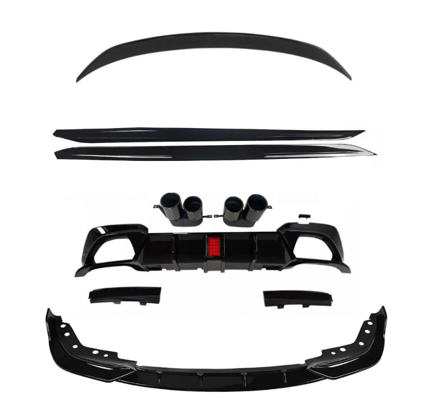 PERFORMANCE BODY KIT BODYKIT QUAD LED FOR BMW 3 SERIES G20 DIFFUSER SPOILER EDITION 3 SPLITTER