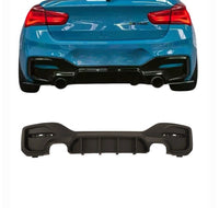 Load image into Gallery viewer, MATTE BLACK FOR BMW 1 SERIES F20 F21 M135i M140i REAR DIFFUSER M SPORT 15-19 LCI
