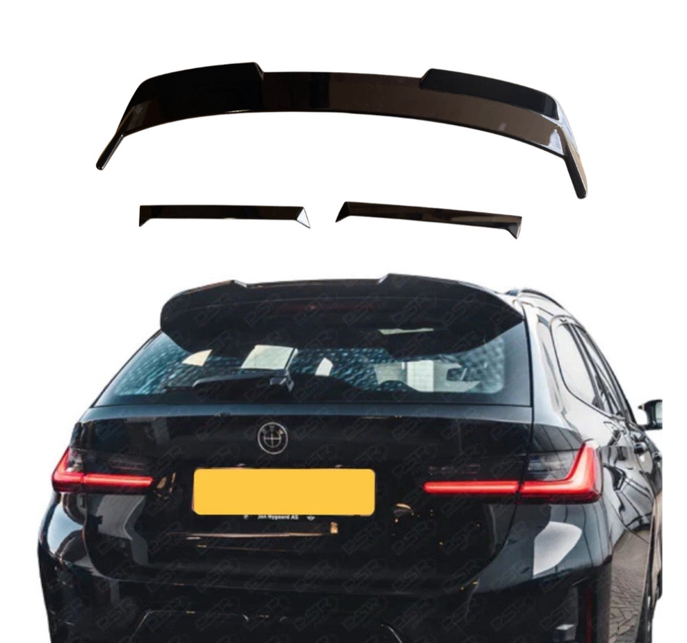 REAR ROOF SPOILER G21 WING LIP FOR BMW 3 SERIES ESTATE TOURING GLOSS BLACK ED2