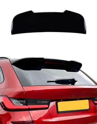Load image into Gallery viewer, REAR ROOF SPOILER WING FOR BMW 3 SERIES G21 ESTATE TOURING GLOSS BLACK ABS
