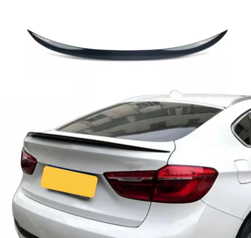 REAR TRUNK BOOT SPOILER LIP M SPORT MP STYLE FOR BMW X6 F16 X6M F86 GLOSS BLACK