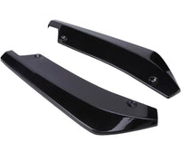 Load image into Gallery viewer, Rear Bumper Splitter Canards - Fits BMW F30 F31 3 Series - ABS - Gloss Black
