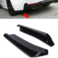 Load image into Gallery viewer, Rear Bumper Splitter Canards - Fits BMW F32 F33 F36 4 Series - Gloss Black
