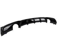 Load image into Gallery viewer, Rear Diffuser - Dual Exit - Fits BMW F30 F31 3 Series - Gloss Black
