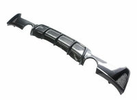 Load image into Gallery viewer, Rear Diffuser - Dual Exit - Fits BMW F32 F33 F36 - 4 Series - M Performance - Carbon Look
