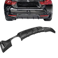 Load image into Gallery viewer, Rear Diffuser - Fits BMW F32 F33 F36 - 4 Series - M Sport - Carbon Look
