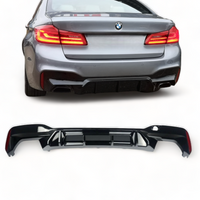 Load image into Gallery viewer, Rear Diffuser - Fits BMW G30 G31 - 5 Series - M5 CS Style - Gloss Black
