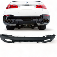 Load image into Gallery viewer, Rear Diffuser - Fits BMW G30 G31 - 5 Series - M Performance - Gloss Black
