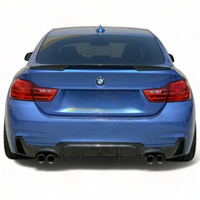 Load image into Gallery viewer, Rear Diffuser - Quad Exit - Fits BMW F32 F33 F36 - 4 Series - M Performance - Carbon - STM STYLING 
