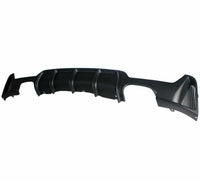 Load image into Gallery viewer, Rear Diffuser - Quad Exit - Fits BMW F32 F33 F36 - 4 Series - M Sport - Matte Black
