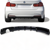 Load image into Gallery viewer, Rear Diffuser - Single Exit - Fits BMW F30 F31 3 Series - M Sport - Gloss Black
