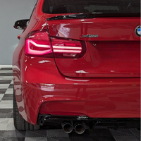 Load image into Gallery viewer, Rear Diffuser - Twin Exit - Fits BMW F30 F31 - 3 Series - M Sport - ABS - Gloss Black
