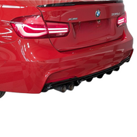 Load image into Gallery viewer, Rear Diffuser - Twin Exit - Fits BMW F30 F31 - 3 Series - M Sport - ABS - Gloss Black

