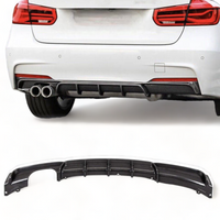 Load image into Gallery viewer, Rear Diffuser - Twin Exit - Fits BMW F30 F31 3 Series - M Sport - Carbon Look
