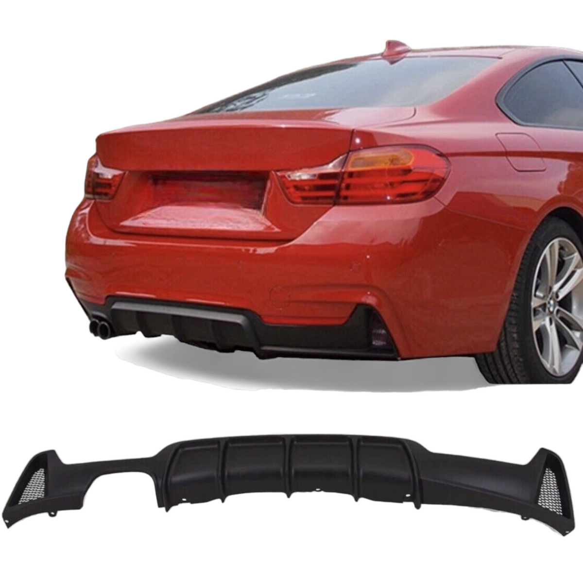 MagicKit M Performance Style Rear Diffuser – For BMW F32 F33 F36 4-Series M-Sport