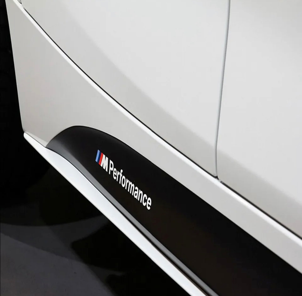 M Performance Stickers – White 30cm Set For BMW 4 Series (F32 F33 F36) M4, 420, 428, 435