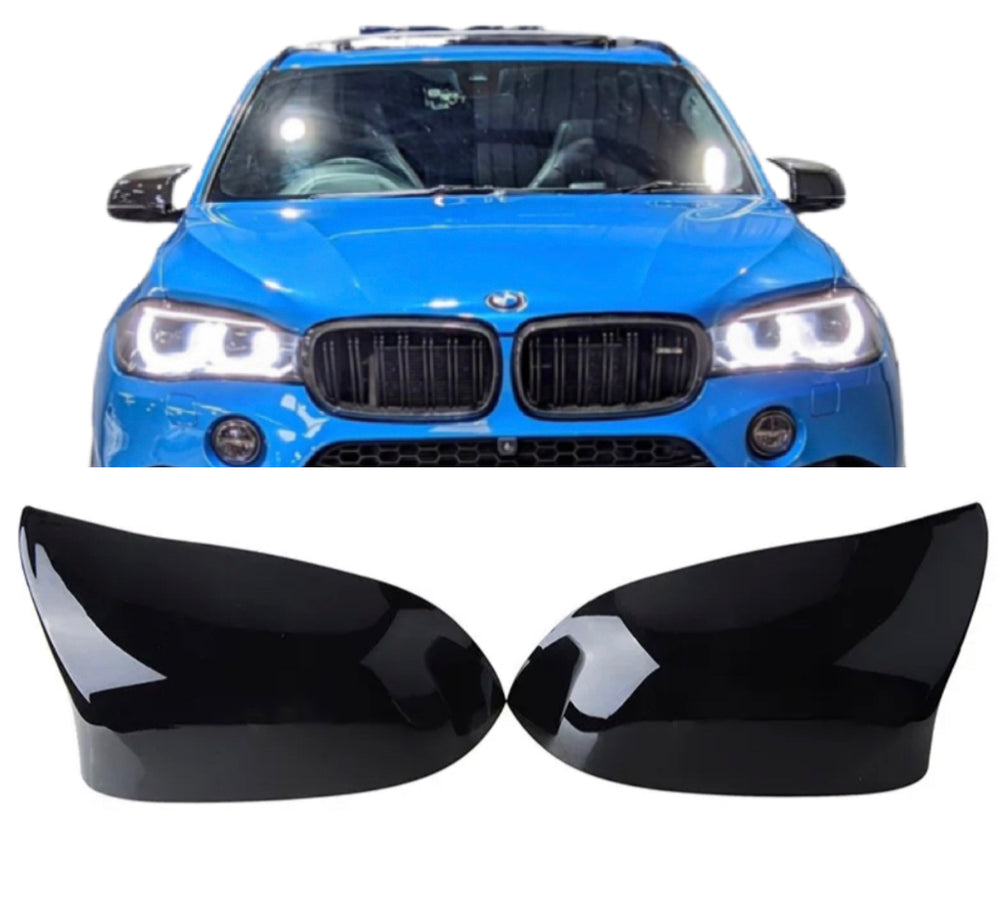 Side Mirror Covers - Fits BMW F15  Gloss Black