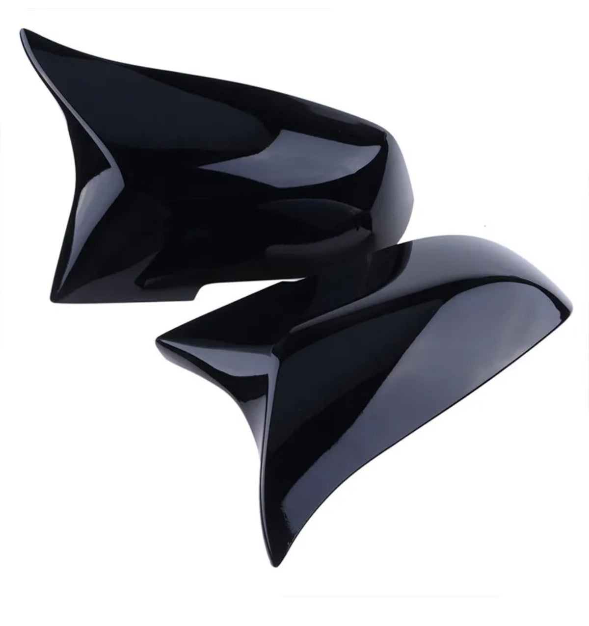 Side Mirror Covers - M 4 Style - Fits BMW M3 M4 F Series- Gloss Black