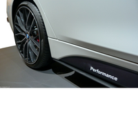 Load image into Gallery viewer, Side Skirt Extension Blades - Fits BMW F30 3 Series - Matte Black
