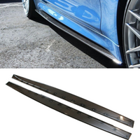 FOR BMW M3 M4 F80 F82 SIDE SKIRTS EXTENSION BLADE LIP CARBON LOOK 2013-2018 FIT | UK FOR BMW M3 M4 F80 F82 SIDE SKIRTS EXTENSION BLADE LIP CARBON LOOK 2013-2018 FIT | UK