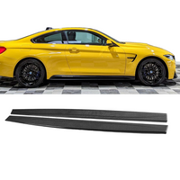 Load image into Gallery viewer, Side Skirt Extension Blades - Fits BMW F80 F82 F83 - M3 M4 - Carbon Look

