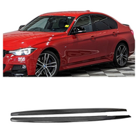 Load image into Gallery viewer, Side Skirt Extension Blades - M Sport - Fits BMW F30 F31 3 Series - Carbon Look - STM STYLING 
