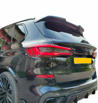 Load image into Gallery viewer, BMW X5 G05 Roof Spoiler Gloss Black Rear Window Wing M Performance 2019+ STM
