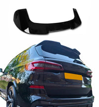 Load image into Gallery viewer, BMW X5 G05 Roof Spoiler Gloss Black Rear Window Wing M Performance 2019+ STM
