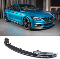 Load image into Gallery viewer, bmw f32 kit front lip splitter rear spoiler diffuser sides coupe 4 series quad

