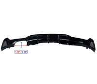 Load image into Gallery viewer, GLOSS BLACK BMW F32 F33 F36 FOR M4 STYLE BUMPER PERFORMANCE V FRONT SPLITTER LIP
