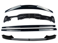 Load image into Gallery viewer, GLOSS BLACK BMW F32 F33 F36 FOR M4 STYLE BUMPER PERFORMANCE V FRONT SPLITTER LIP
