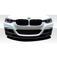 Load image into Gallery viewer, MATTE BLACK BMW 3 SERIES F30 F31 FRONT ABS SPLITTER M SPORT MATTE BLACK LIP 4 DOOR P
